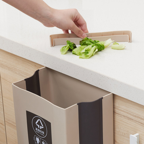 Мусорное ведро, Ведро для мусора Foldable Hanging Garbage Bin — 2