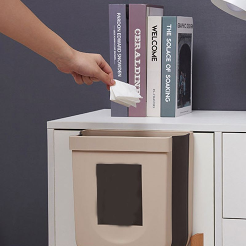 Мусорное ведро, Ведро для мусора Foldable Hanging Garbage Bin — 3