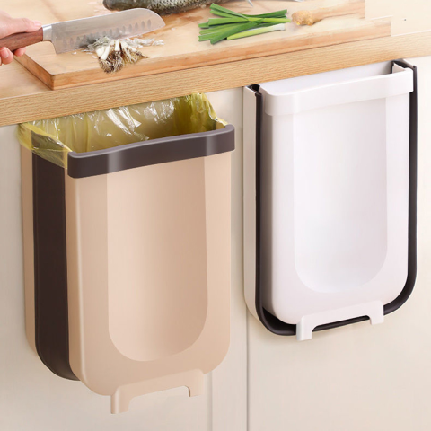 Мусорное ведро, Ведро для мусора Foldable Hanging Garbage Bin — 6