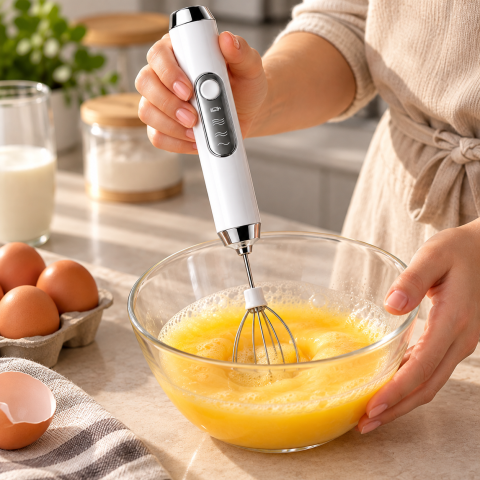 Міксер капучинатор електричний / EGG BEATER портативний, бездротовий міксер / Міксер дві насадки — 2
