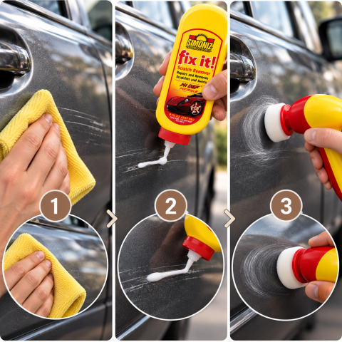 Набір для видалення подряпин Fix it Scratch Remover / Засіб для видалення подряпин — 4