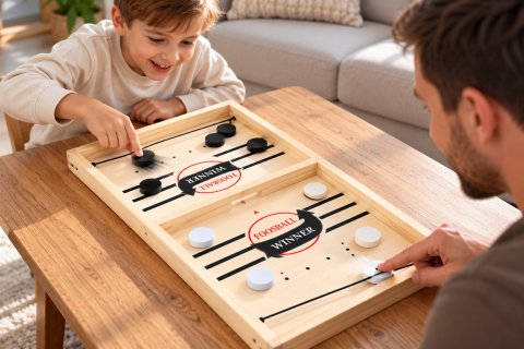 Настольная игра FoosballWinner Катапульта / Динамичная настольная игра для детей от 6 лет на двоих — 3