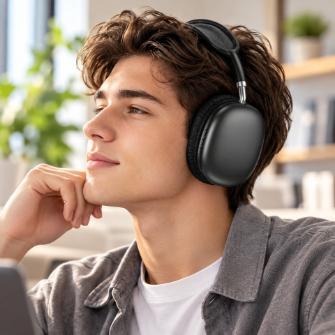 Навушники BO22 Plus Elegant BT / Бездротові навушники Bluetooth / Повнорозмірні навушники на акумуляторі — 2