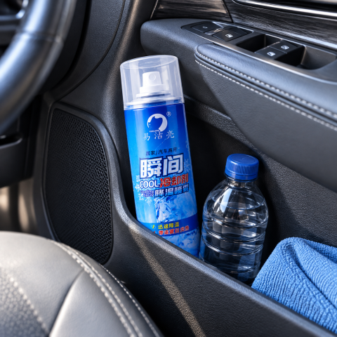 Охолоджувальний спрей для автомобіля та будинку Cool Spray 260 мл / Охолоджувач поверхонь / Аерозоль для швидкого охолодження сидінь та керма — 3