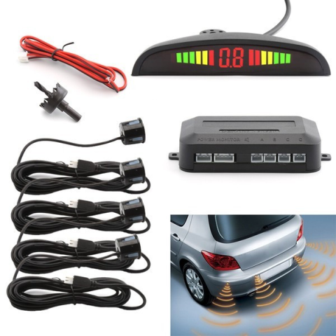 Паркувальна система | Парктронік на 4 датчики Car Radar Parking — 3