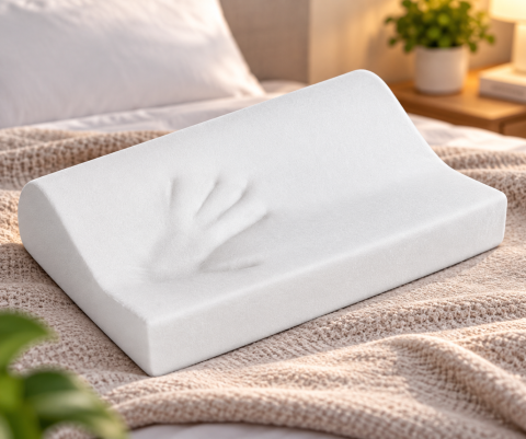 Ортопедична подушка з пам'яттю Memory pillow (меморі пілоу) — 1