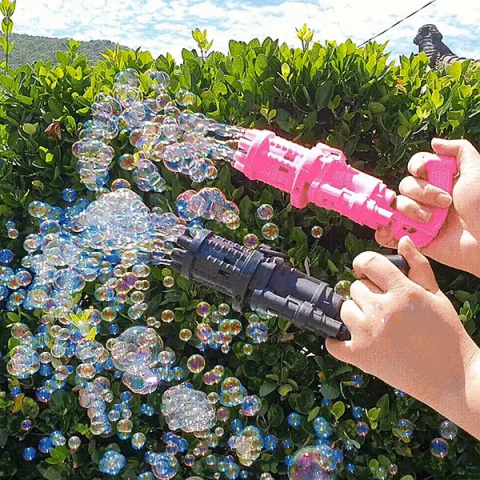 Кулемет автомат для мильних бульбашок BUBBLE GUN BLASTER — 6