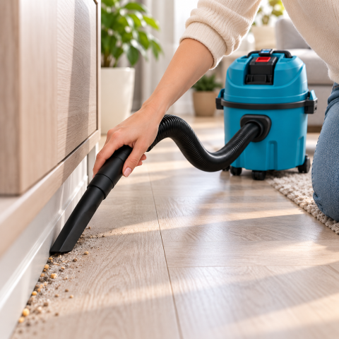 Пылесос для дома ГОЛУБОЙ / Wireless Vacuum Cleaner / Аккумуляторный пылесос 120 Вт — 2