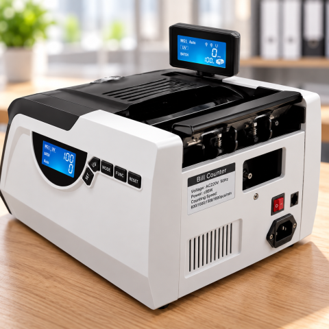 Счетная машинка Bill Counter GR-6200 / Счетчик банкнот c детектором / Счетчик банкнот 220 В — 3