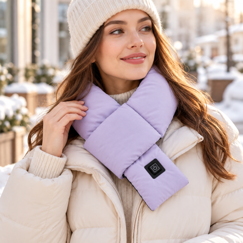 Шарф intelligent heating scarf з підігрівом / Обігрівач для шиї зимовий 3 режими нагрівання / Електричний шарф з підігрівом — 2
