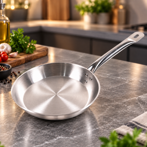 Сковорода Benson 30см HoReCa BN-638 из нержавеющей стали — 1