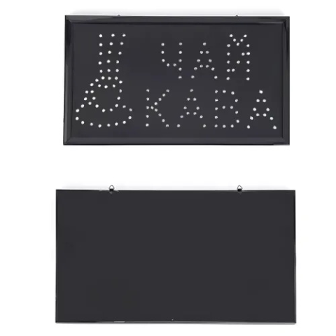 Светодиодная LED Вывеска "Кава Чай" 48х25см — 3