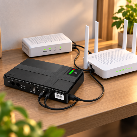 UPS Power Bank для роутера 20 000 mAh, DC 45W / Источник бесперебойного питания / Резервное питание сетевого оборудования — 3
