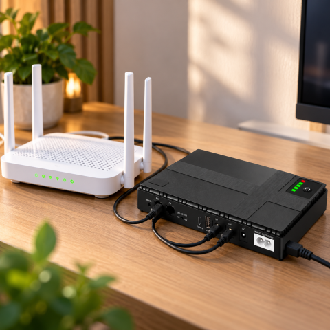 UPS Power Bank для роутера 20 000 mAh, DC 45W / Источник бесперебойного питания / Резервное питание сетевого оборудования — 2