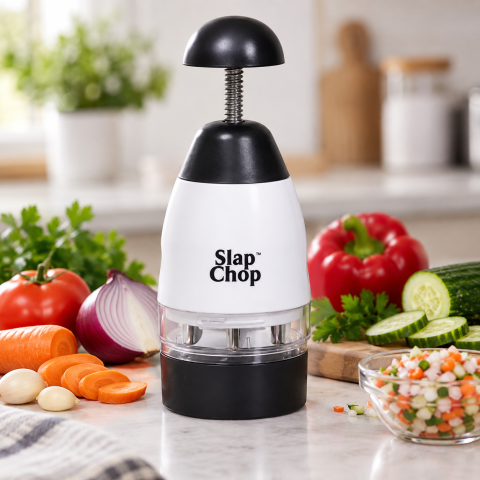 Подрібнювач продуктів / Slap Chop Chopper / Подрібнювач овочів з контейнером — 1
