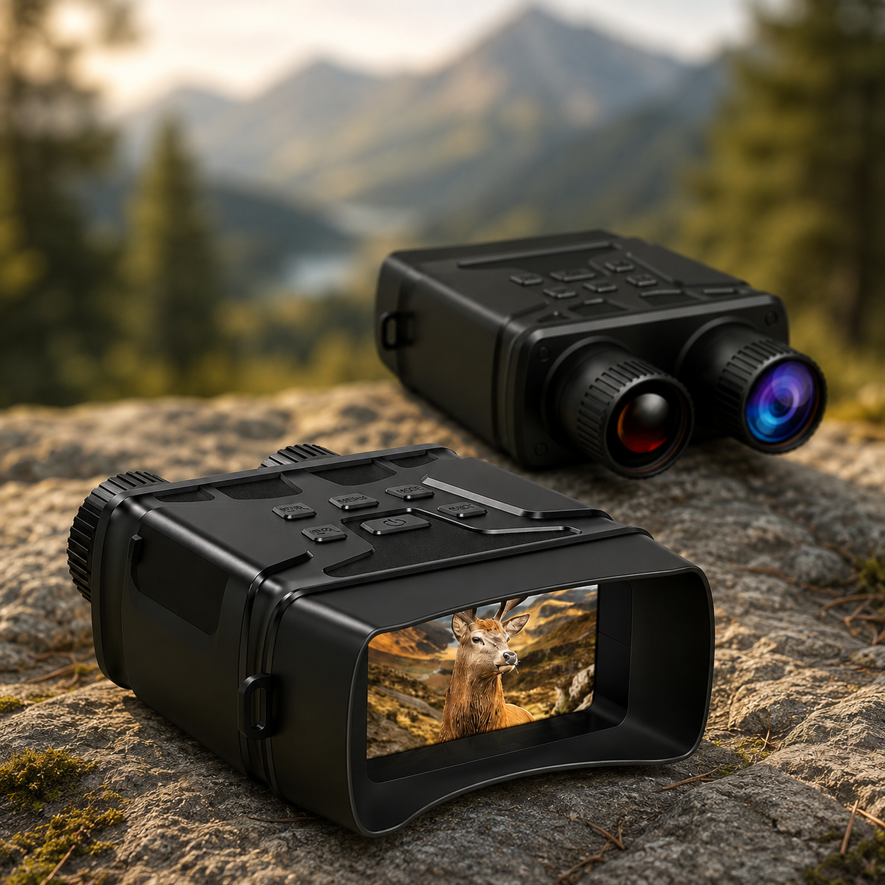 Бінокль нічного бачення Night Vision R6 з IPS-дисплеєм Full HD ІЧ-підсвічуванням