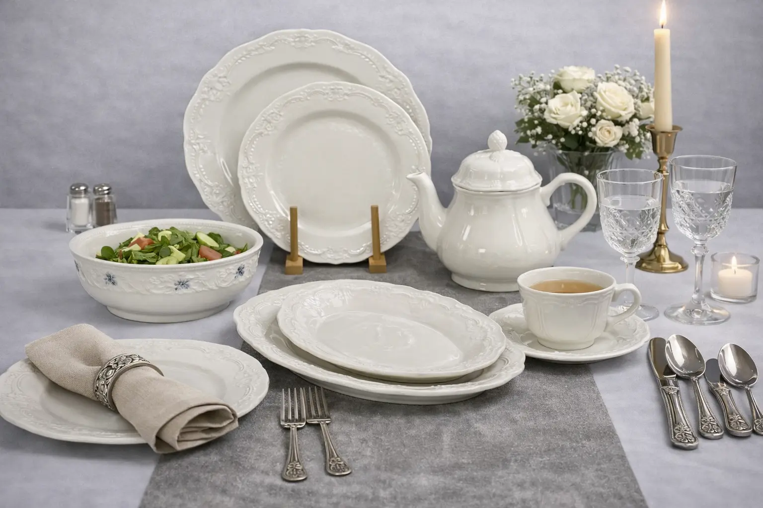 Столовий сервіз на 6 осіб 34 предмети DY09