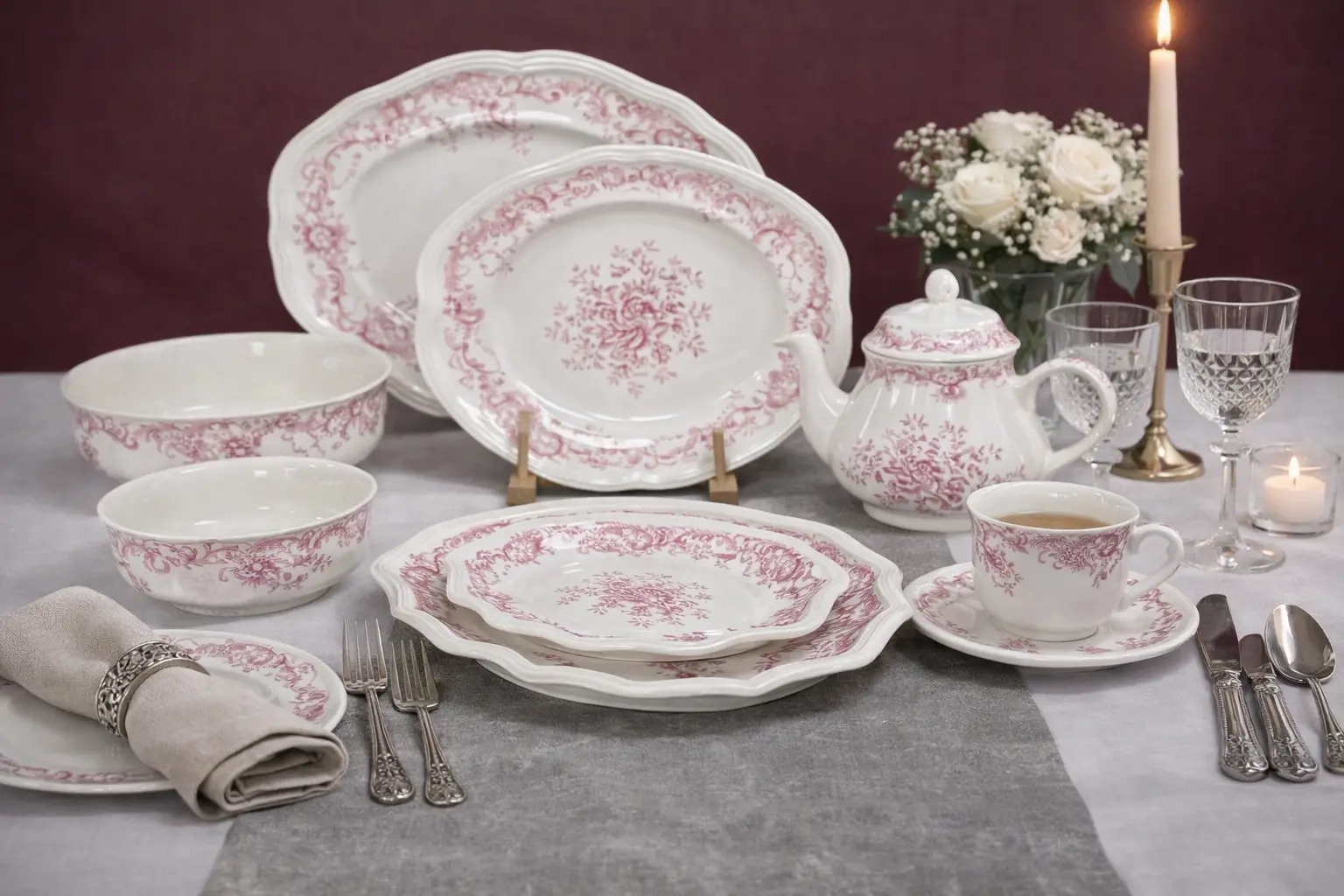 Столовий сервіз на 6 осіб 34 предмети DY04