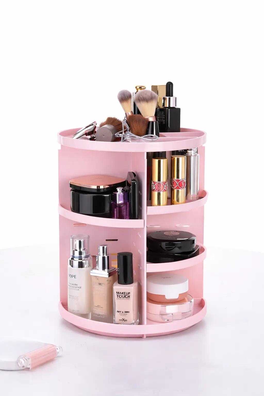 Поворотний органайзер для косметики 360 Rotation Рожевий