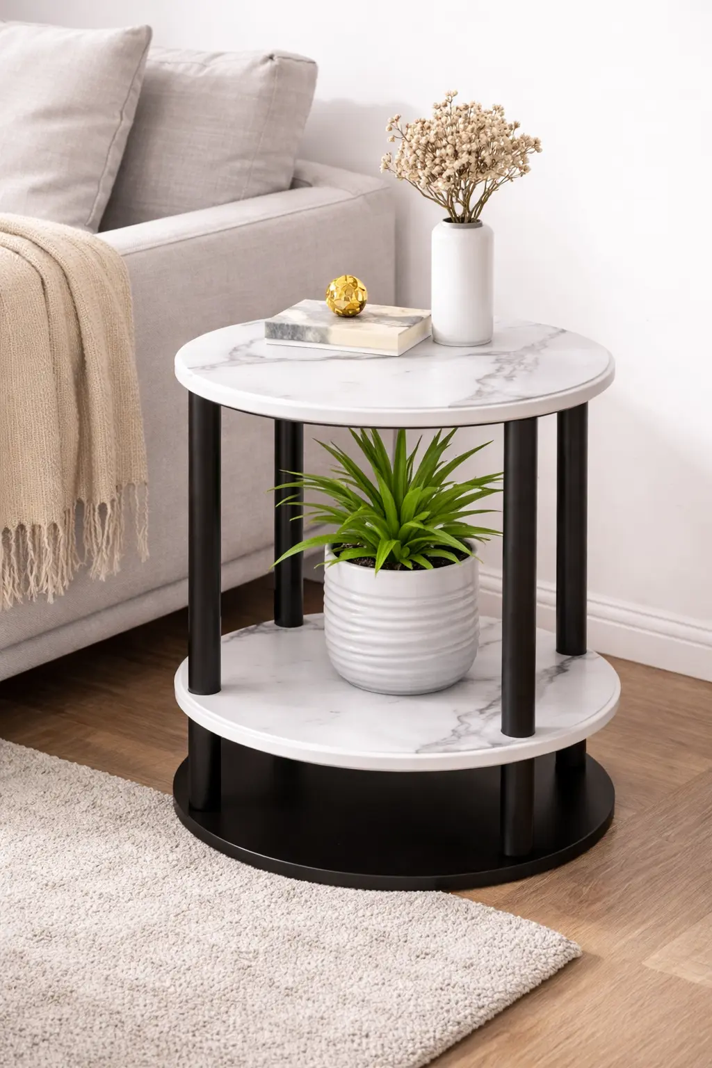 Столик інтер'єрний круглий журнальний AND-1934