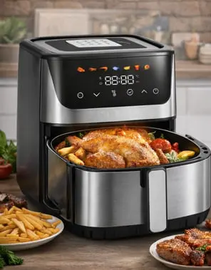 Аерогриль-фритюрниця SOKANY SK-10107 на 8,5 л 2000 Вт