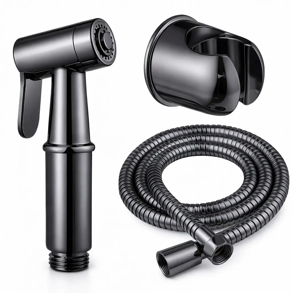 Змішувач гігієнічний душ AND YLN8407H-3 чорний