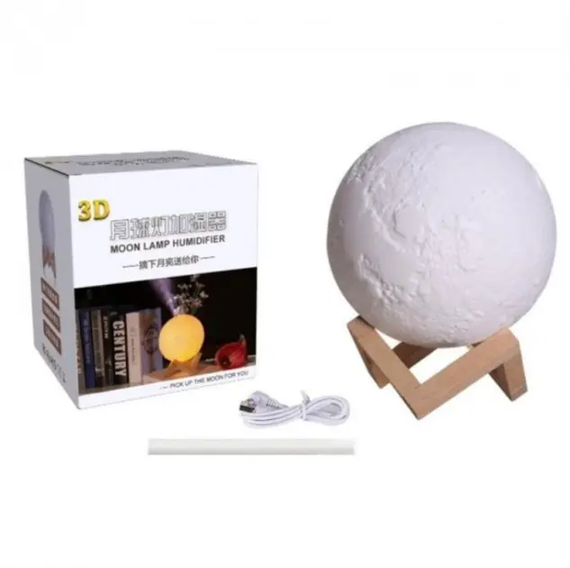 Настільний світильник місяць Magic 3D Moon Light Від Акумулятора