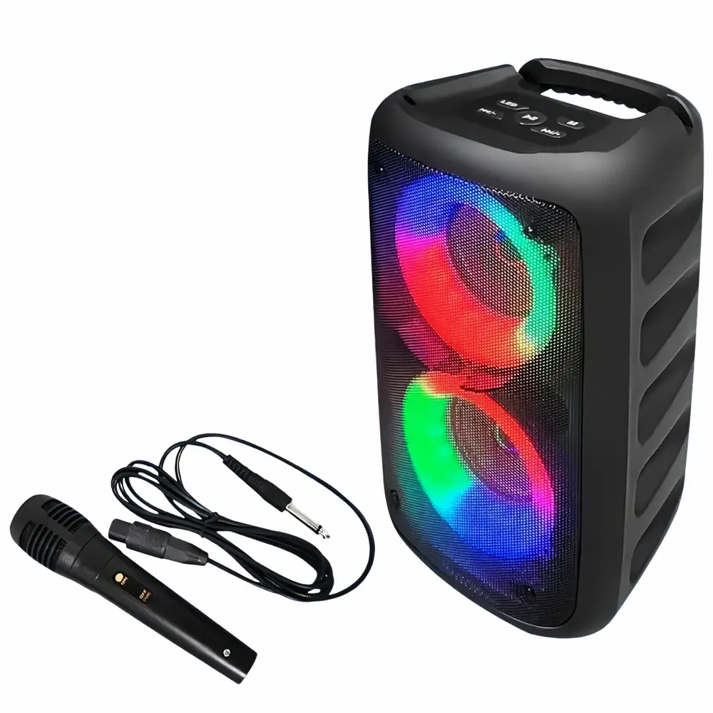 Портативна Bluetooth колонка KTS-1265 з LED-підсвічуванням, Bluetooth, FM-радіо SO-67