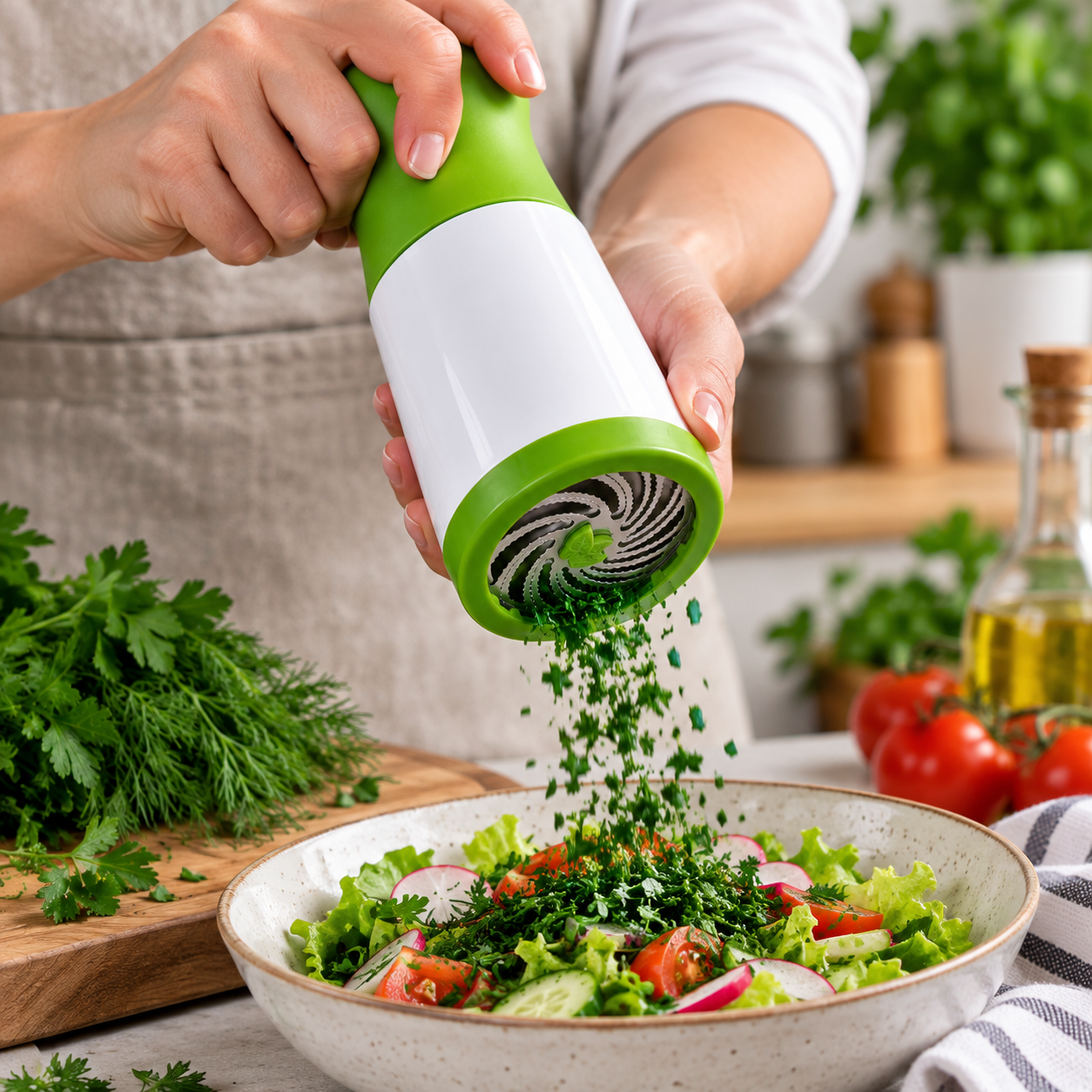 Ручний подрібнювач Herb Grinder / Ручний блендер - подрібнювач зелені