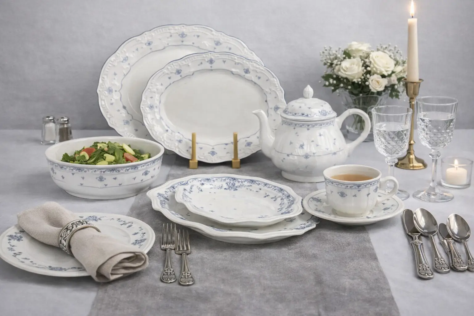 Столовий сервіз на 6 осіб 34 предмети DY05