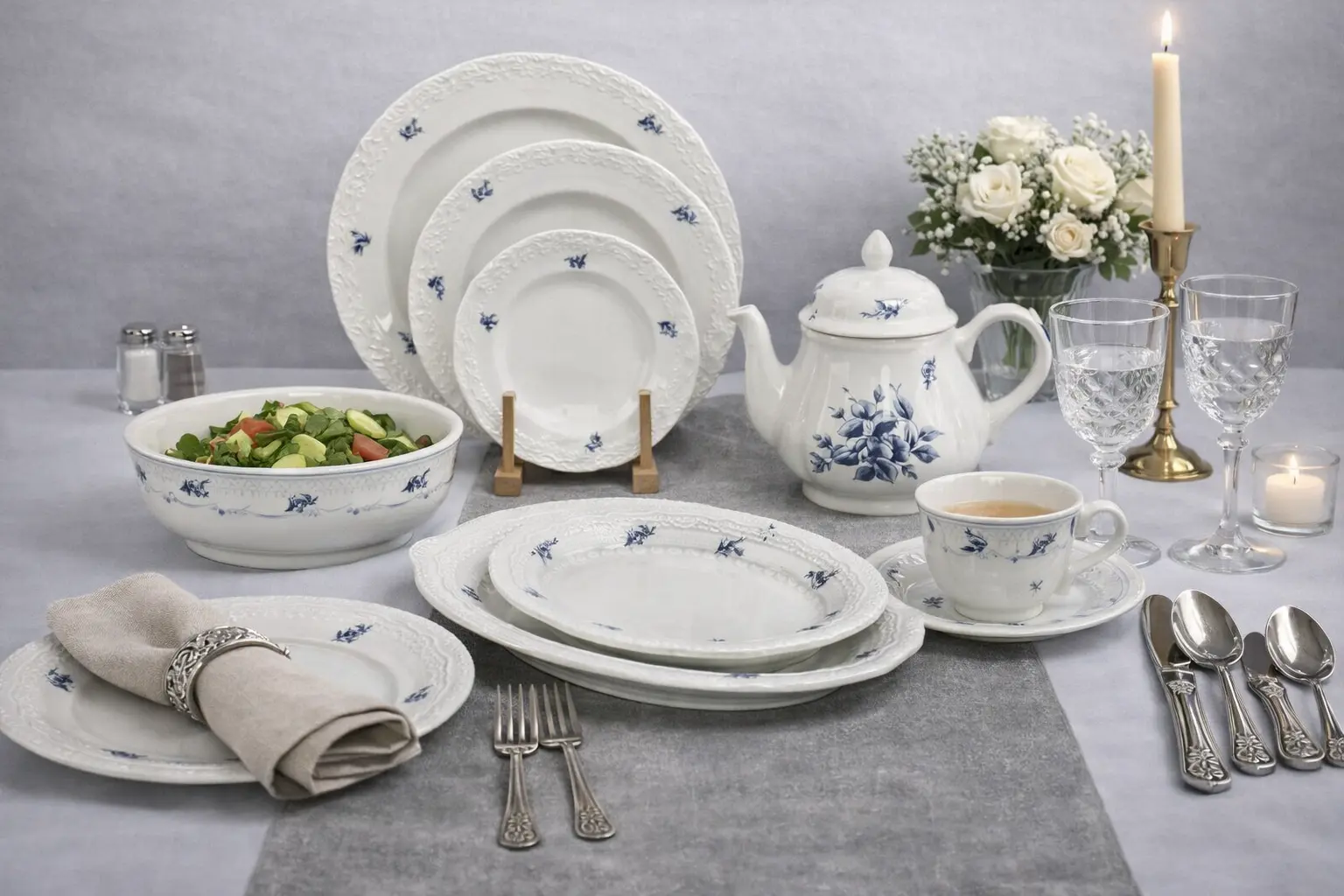 Столовий сервіз на 6 осіб 34 предмети DY07