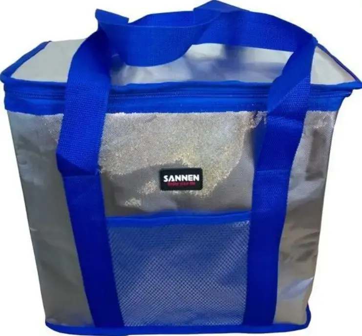 Туристична термосумка WARM BAG MC-1059 на 25 л для продуктів та напоїв 37×20×34 см Синя